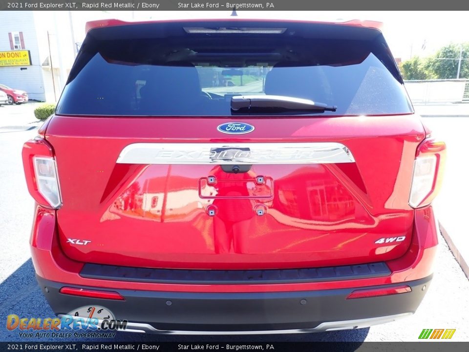 2021 Ford Explorer XLT Rapid Red Metallic / Ebony Photo #5
