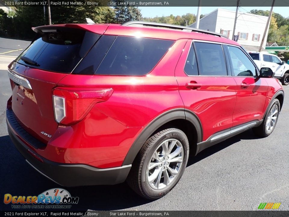 2021 Ford Explorer XLT Rapid Red Metallic / Ebony Photo #6