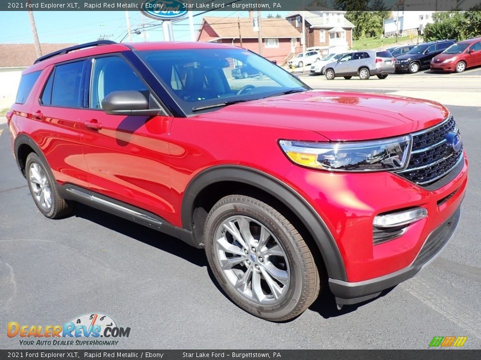 2021 Ford Explorer XLT Rapid Red Metallic / Ebony Photo #8