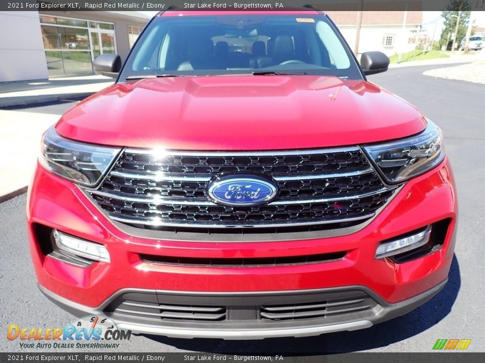 2021 Ford Explorer XLT Rapid Red Metallic / Ebony Photo #9