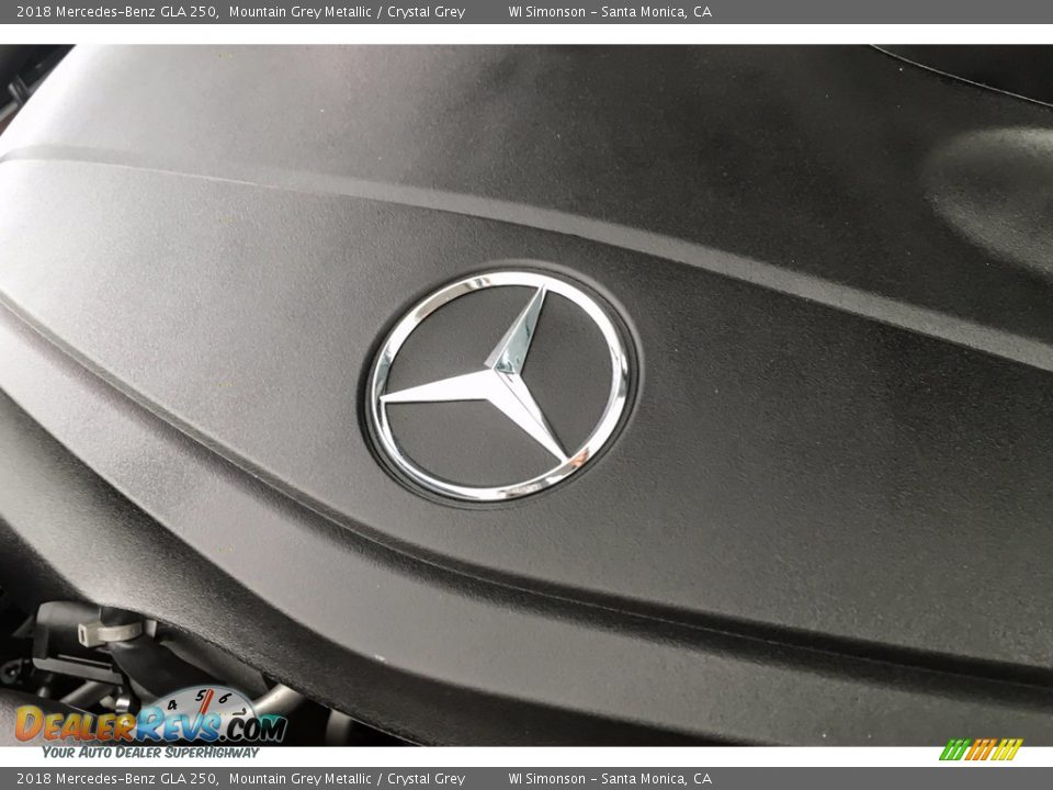 2018 Mercedes-Benz GLA 250 Mountain Grey Metallic / Crystal Grey Photo #32