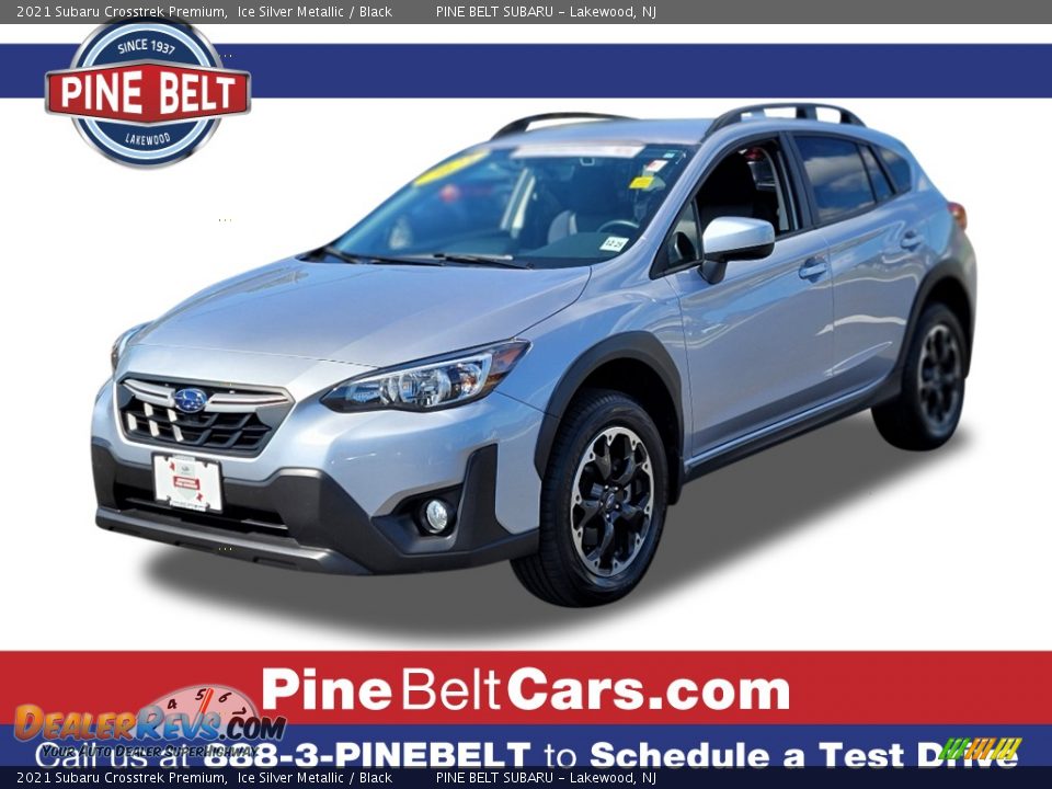 2021 Subaru Crosstrek Premium Ice Silver Metallic / Black Photo #1