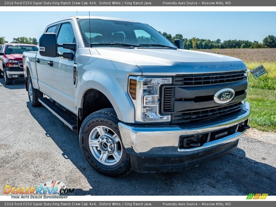 2019 Ford F250 Super Duty King Ranch Crew Cab 4x4 Oxford White / King Ranch Java Photo #1