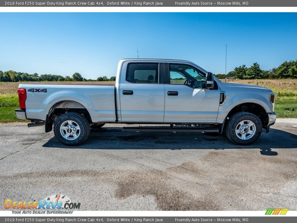 2019 Ford F250 Super Duty King Ranch Crew Cab 4x4 Oxford White / King Ranch Java Photo #3