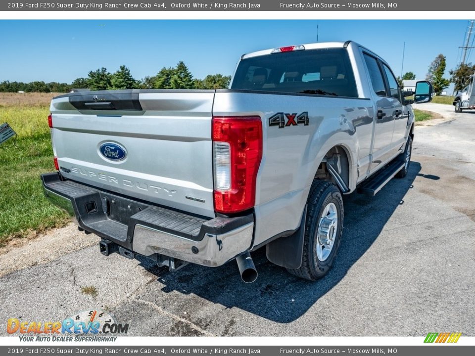 2019 Ford F250 Super Duty King Ranch Crew Cab 4x4 Oxford White / King Ranch Java Photo #4