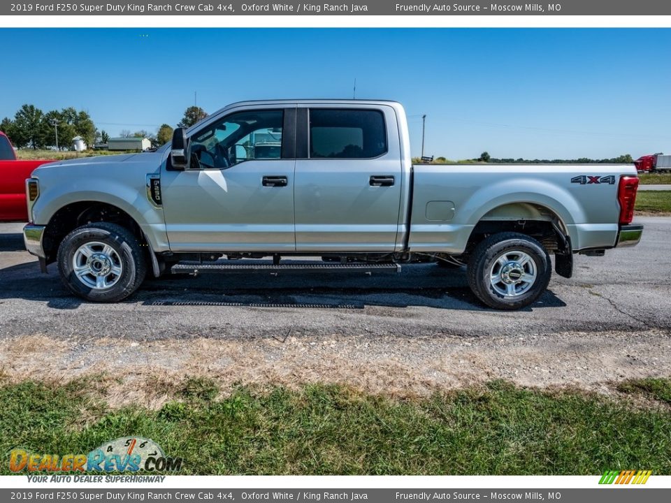 2019 Ford F250 Super Duty King Ranch Crew Cab 4x4 Oxford White / King Ranch Java Photo #7