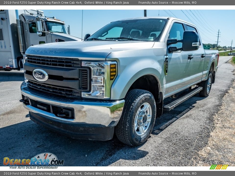 2019 Ford F250 Super Duty King Ranch Crew Cab 4x4 Oxford White / King Ranch Java Photo #8