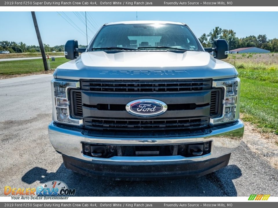 2019 Ford F250 Super Duty King Ranch Crew Cab 4x4 Oxford White / King Ranch Java Photo #9