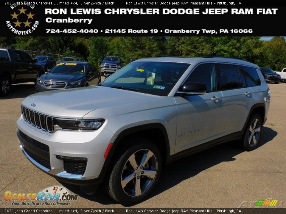 2021 Jeep Grand Cherokee L Limited 4x4 Silver Zynith / Black Photo #1