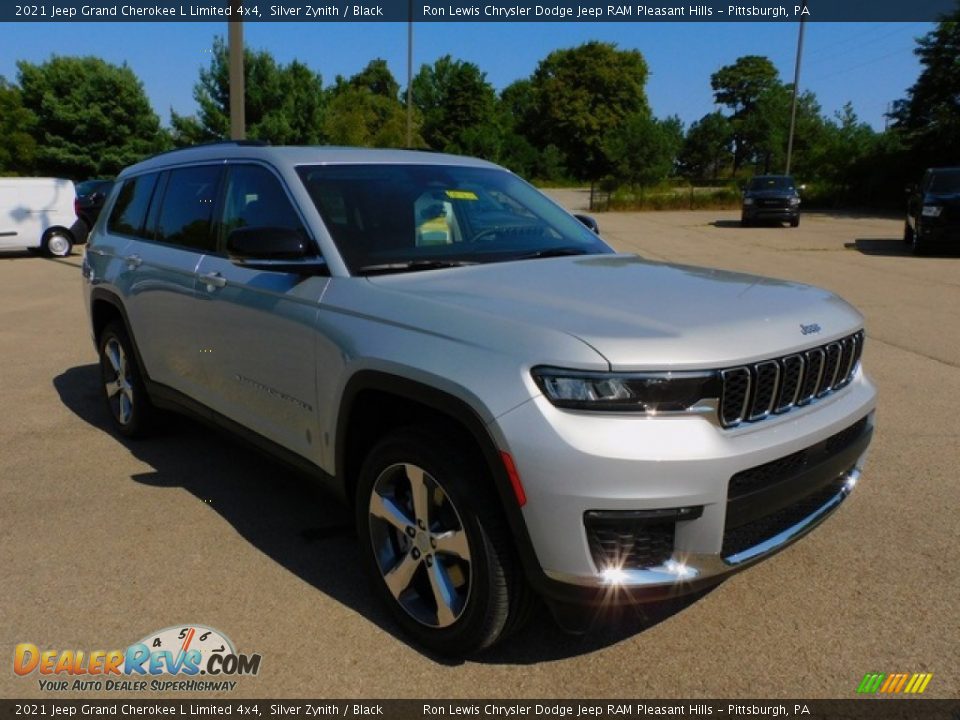 2021 Jeep Grand Cherokee L Limited 4x4 Silver Zynith / Black Photo #3