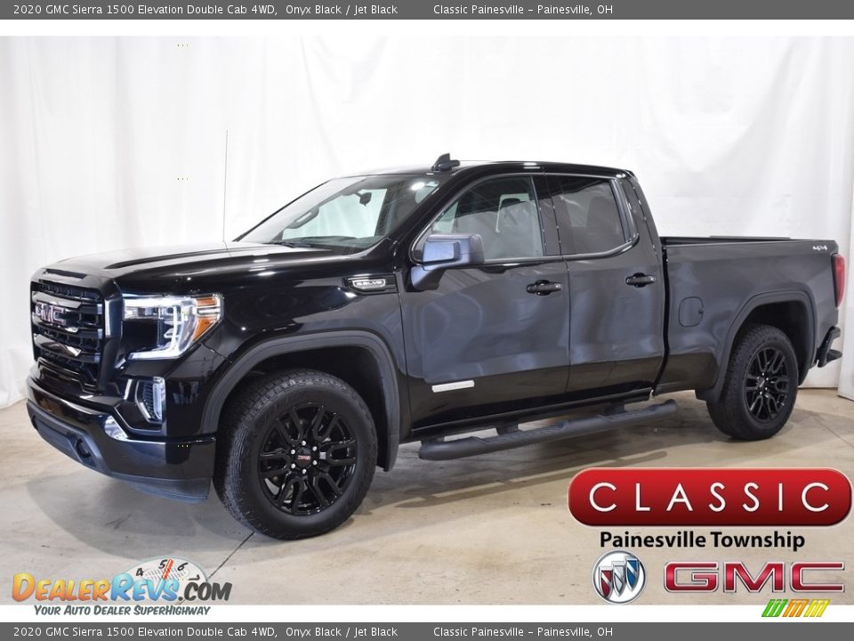 2020 GMC Sierra 1500 Elevation Double Cab 4WD Onyx Black / Jet Black Photo #1