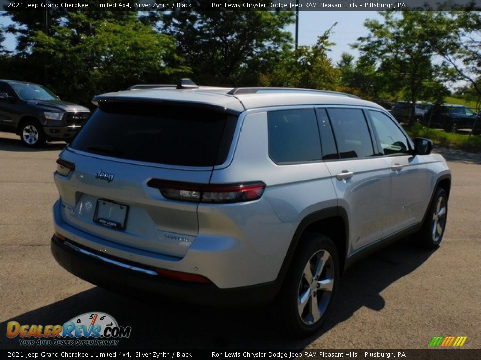 2021 Jeep Grand Cherokee L Limited 4x4 Silver Zynith / Black Photo #5