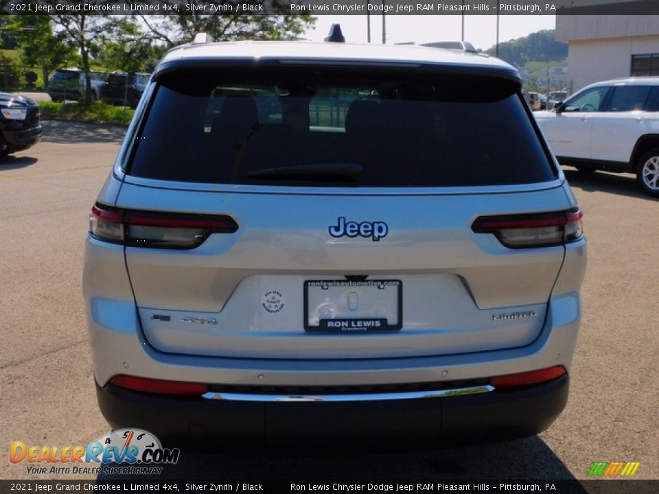 2021 Jeep Grand Cherokee L Limited 4x4 Silver Zynith / Black Photo #6