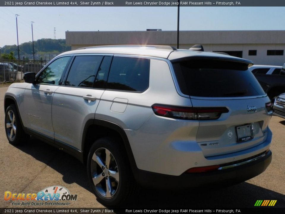 2021 Jeep Grand Cherokee L Limited 4x4 Silver Zynith / Black Photo #8