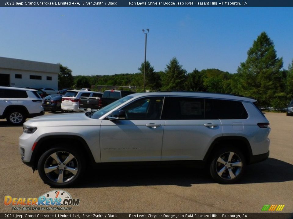 2021 Jeep Grand Cherokee L Limited 4x4 Silver Zynith / Black Photo #9