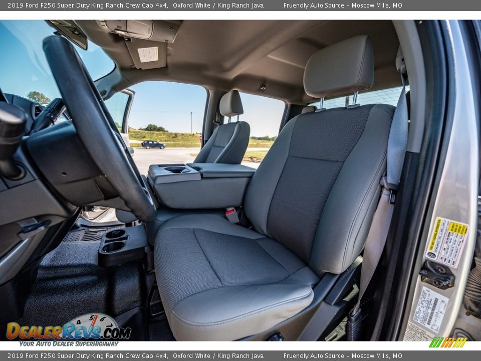 2019 Ford F250 Super Duty King Ranch Crew Cab 4x4 Oxford White / King Ranch Java Photo #18