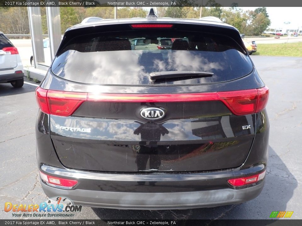 2017 Kia Sportage EX AWD Black Cherry / Black Photo #10