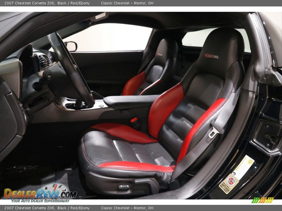 2007 Chevrolet Corvette Z06 Black / Red/Ebony Photo #5