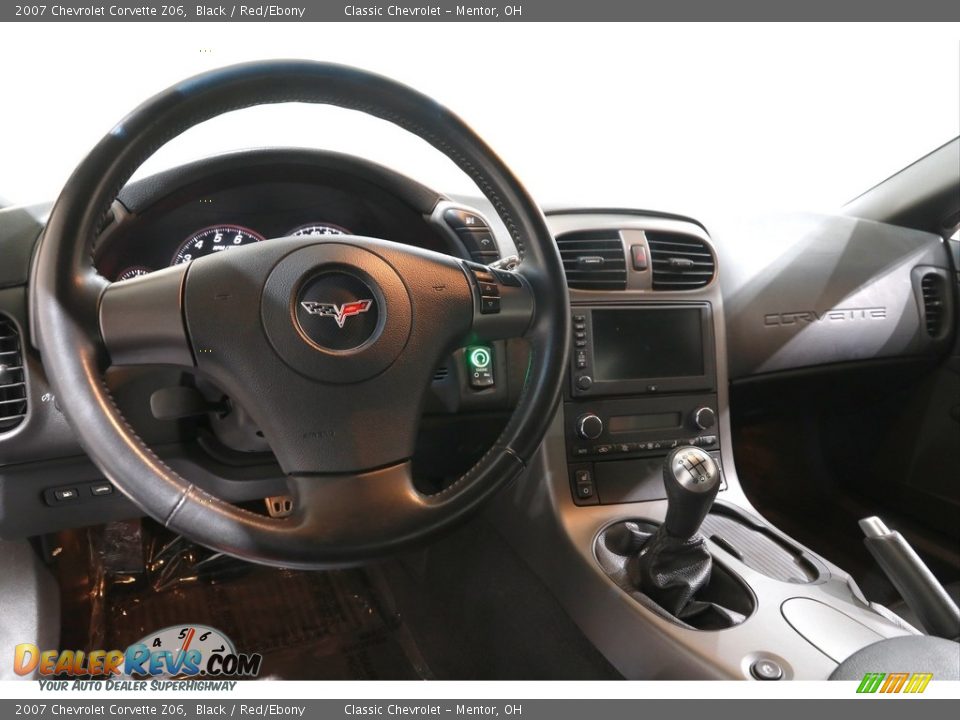 2007 Chevrolet Corvette Z06 Black / Red/Ebony Photo #6