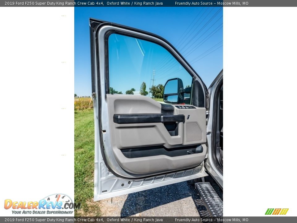 2019 Ford F250 Super Duty King Ranch Crew Cab 4x4 Oxford White / King Ranch Java Photo #21