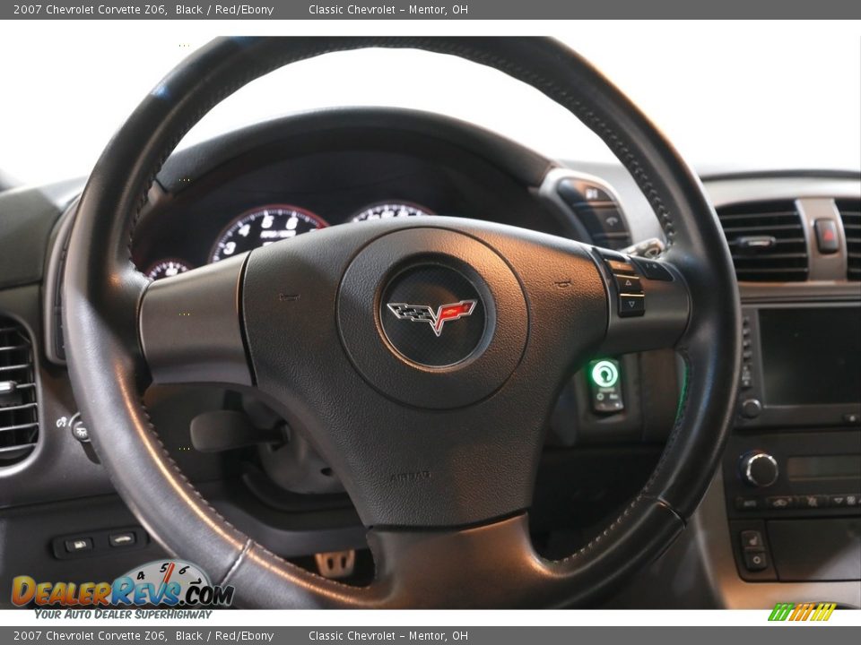 2007 Chevrolet Corvette Z06 Black / Red/Ebony Photo #7