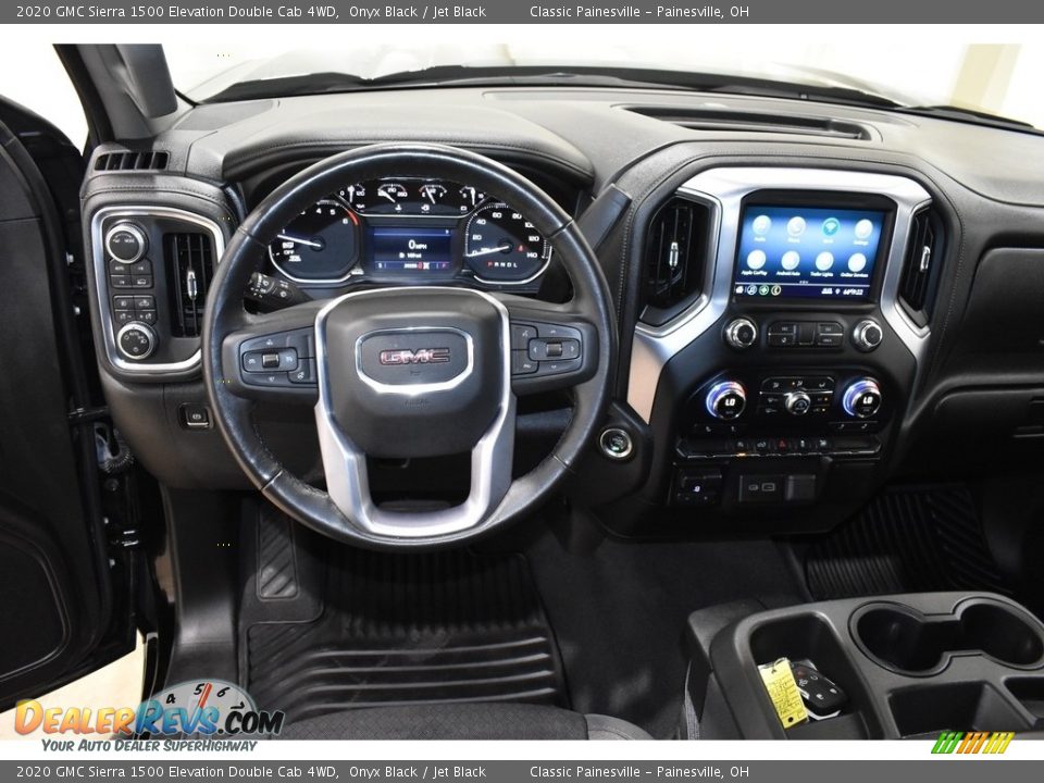 2020 GMC Sierra 1500 Elevation Double Cab 4WD Onyx Black / Jet Black Photo #12