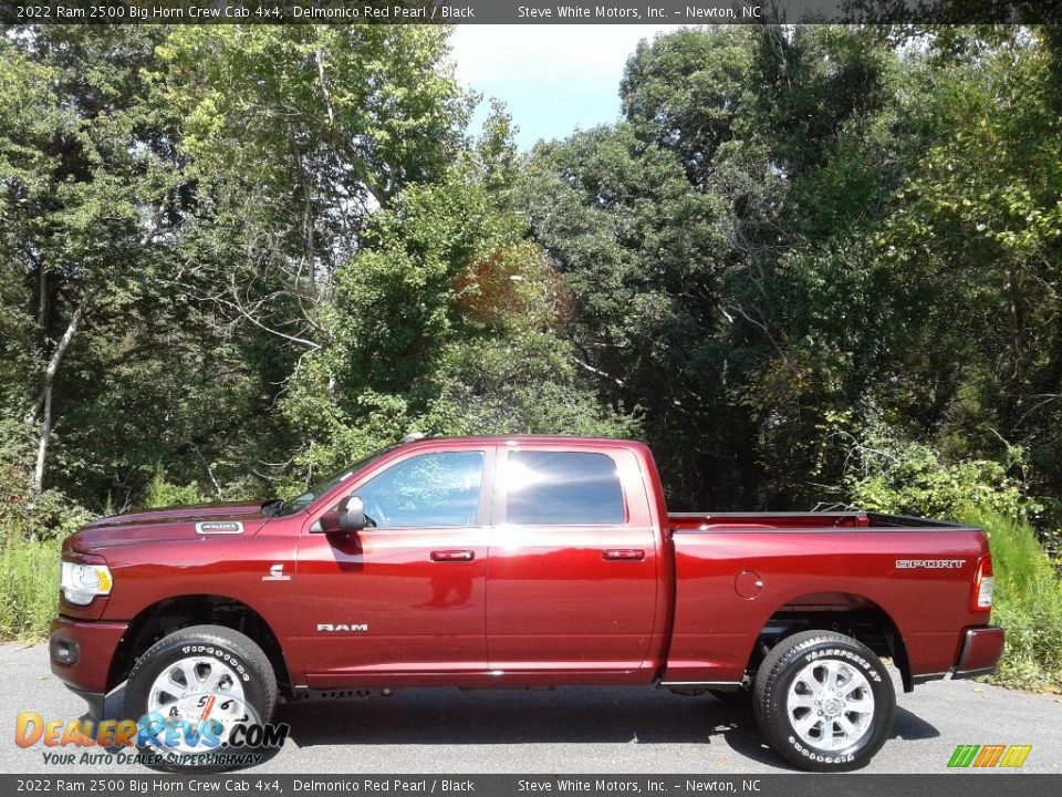Delmonico Red Pearl 2022 Ram 2500 Big Horn Crew Cab 4x4 Photo #1
