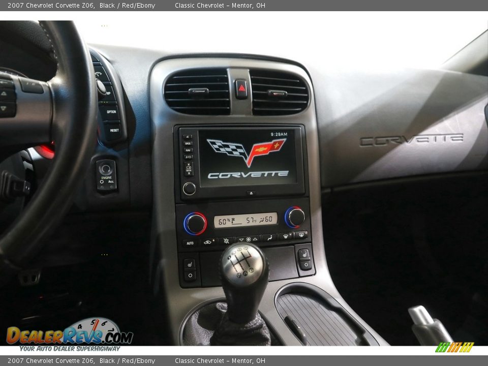 2007 Chevrolet Corvette Z06 Black / Red/Ebony Photo #9