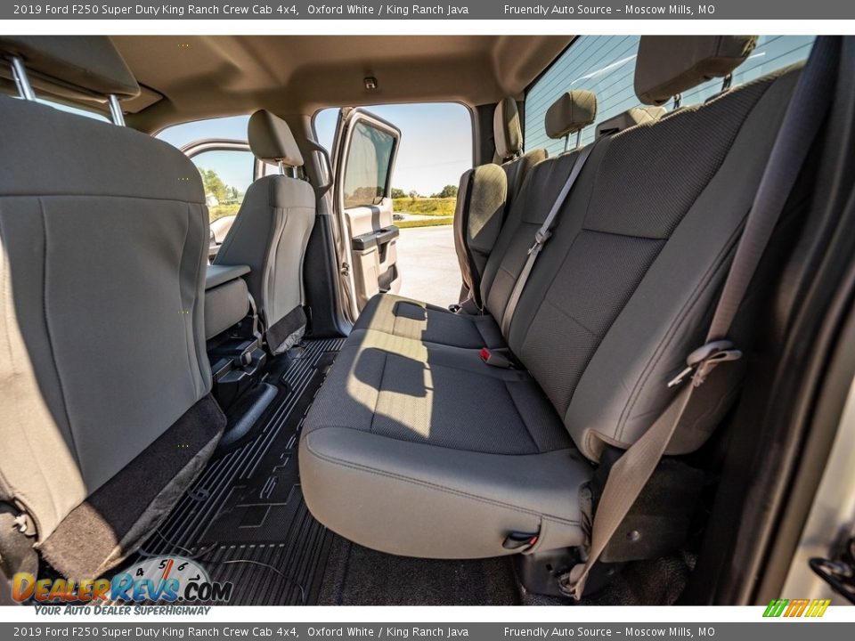 2019 Ford F250 Super Duty King Ranch Crew Cab 4x4 Oxford White / King Ranch Java Photo #24