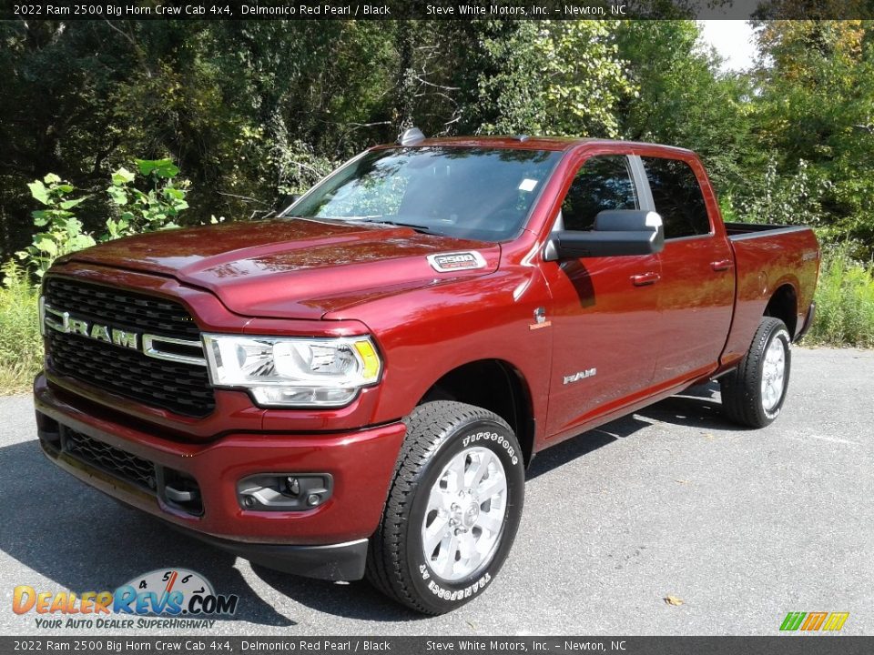2022 Ram 2500 Big Horn Crew Cab 4x4 Delmonico Red Pearl / Black Photo #2
