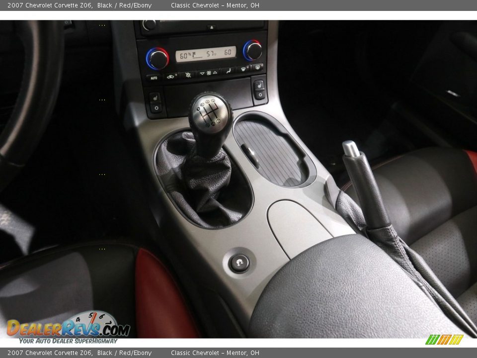 2007 Chevrolet Corvette Z06 Black / Red/Ebony Photo #13