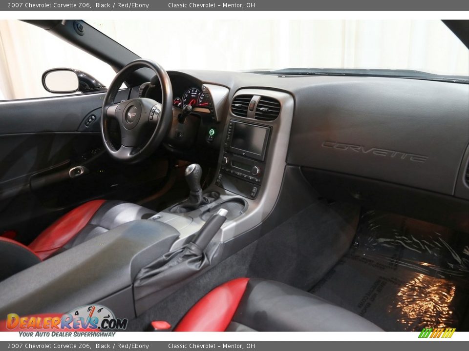 2007 Chevrolet Corvette Z06 Black / Red/Ebony Photo #15