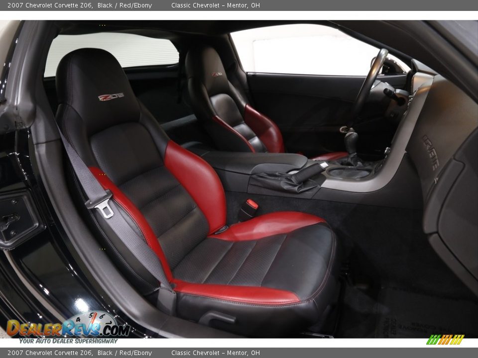 2007 Chevrolet Corvette Z06 Black / Red/Ebony Photo #16