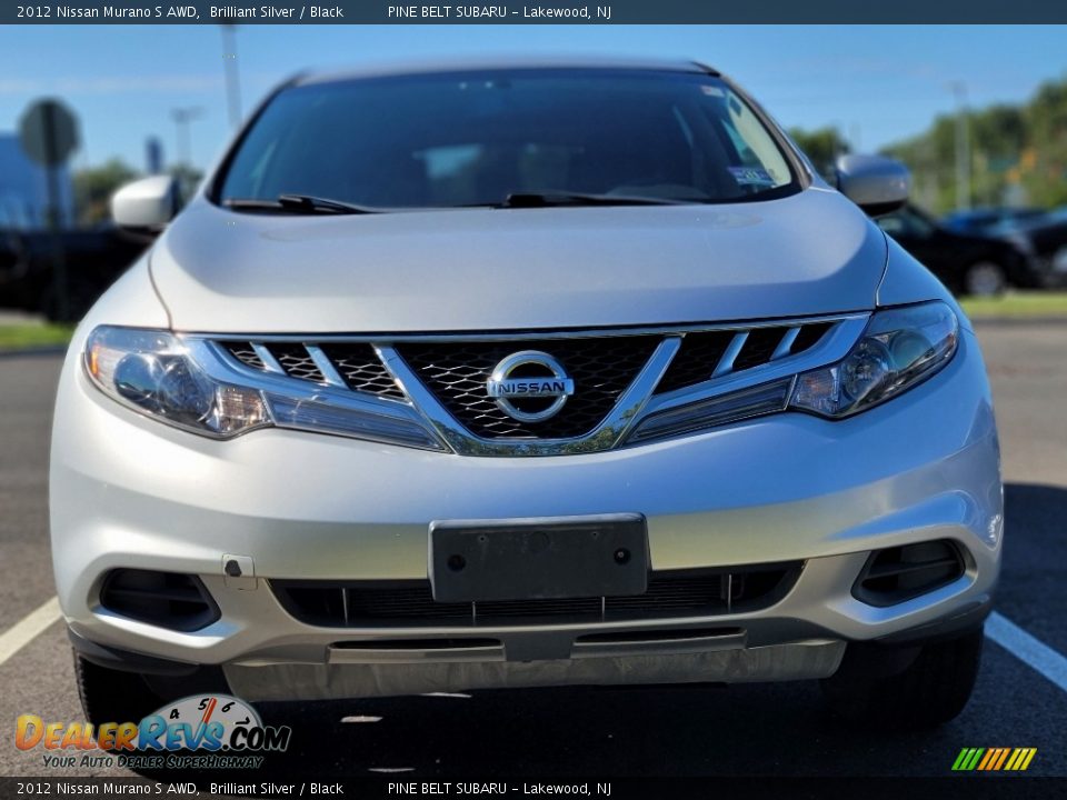 2012 Nissan Murano S AWD Brilliant Silver / Black Photo #2