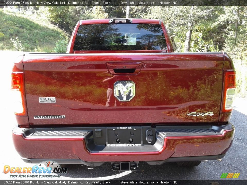 2022 Ram 2500 Big Horn Crew Cab 4x4 Delmonico Red Pearl / Black Photo #7