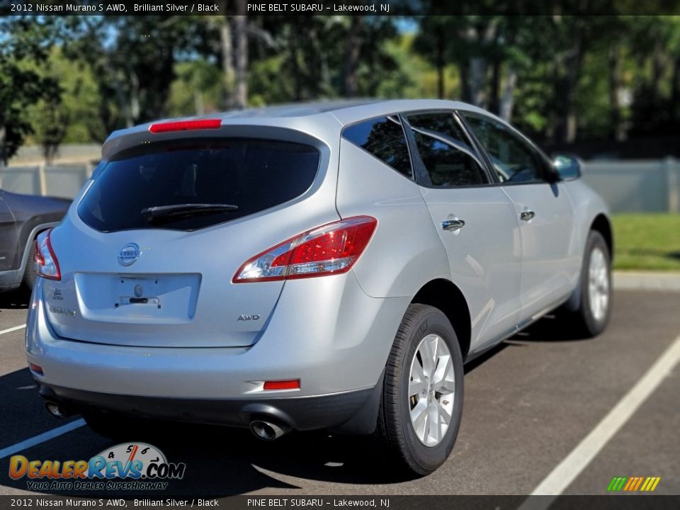 2012 Nissan Murano S AWD Brilliant Silver / Black Photo #3