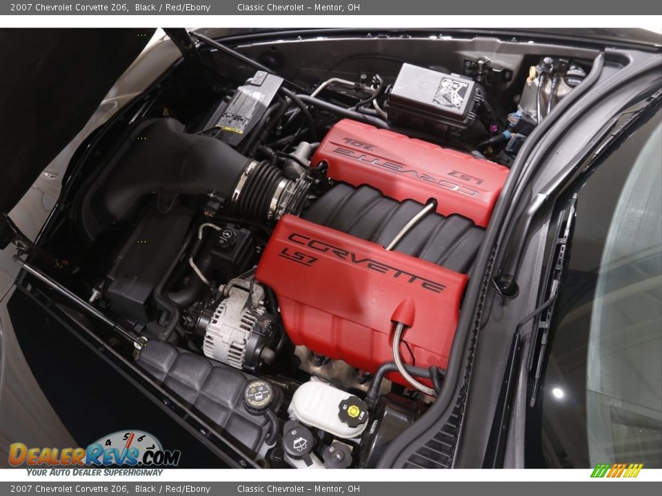 2007 Chevrolet Corvette Z06 Black / Red/Ebony Photo #18