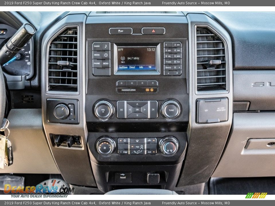 2019 Ford F250 Super Duty King Ranch Crew Cab 4x4 Oxford White / King Ranch Java Photo #33
