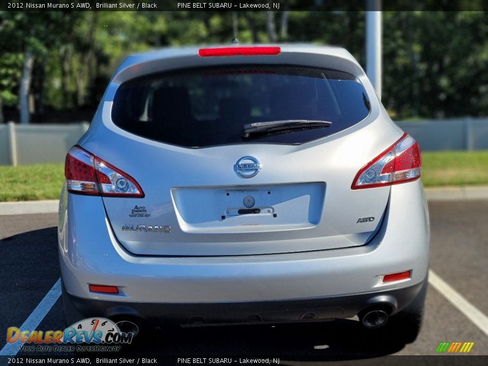 2012 Nissan Murano S AWD Brilliant Silver / Black Photo #4