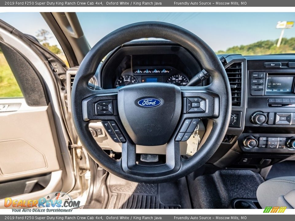 2019 Ford F250 Super Duty King Ranch Crew Cab 4x4 Oxford White / King Ranch Java Photo #34