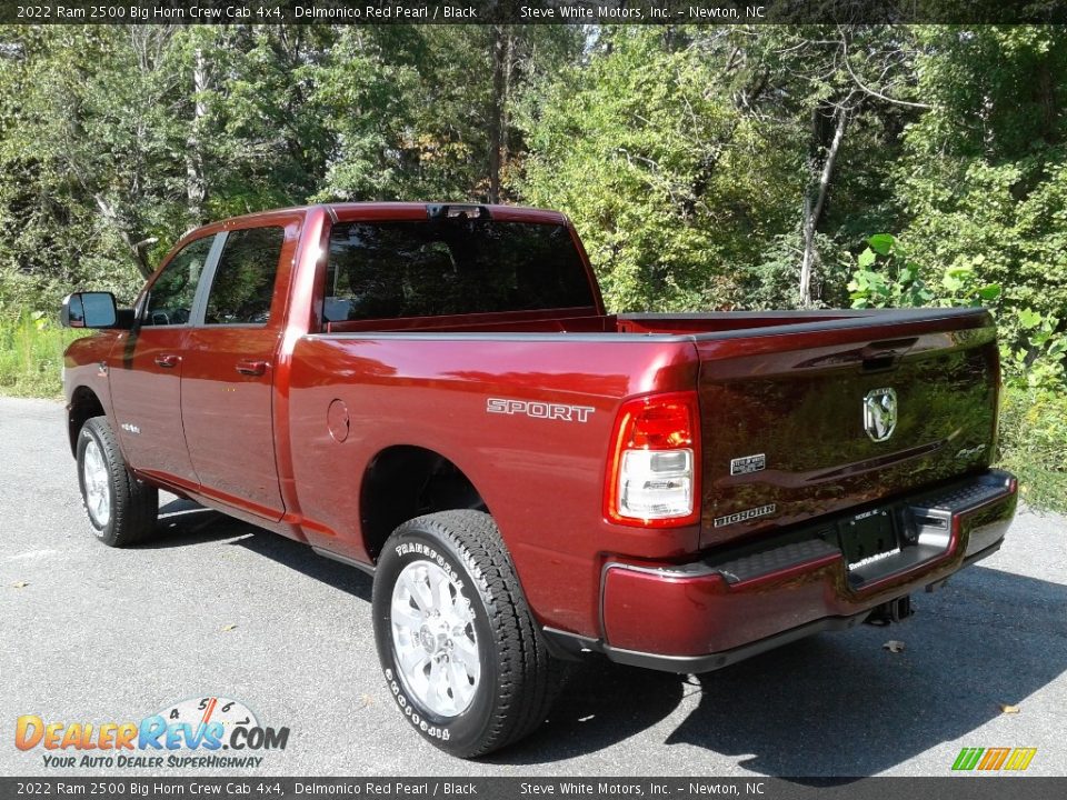 2022 Ram 2500 Big Horn Crew Cab 4x4 Delmonico Red Pearl / Black Photo #9