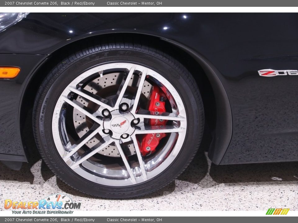 2007 Chevrolet Corvette Z06 Black / Red/Ebony Photo #20