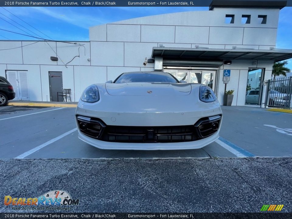 2018 Porsche Panamera Turbo Executive Chalk / Black/Chalk Photo #15