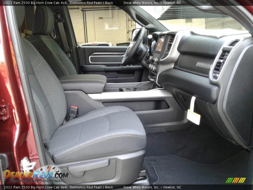 Black Interior - 2022 Ram 2500 Big Horn Crew Cab 4x4 Photo #18