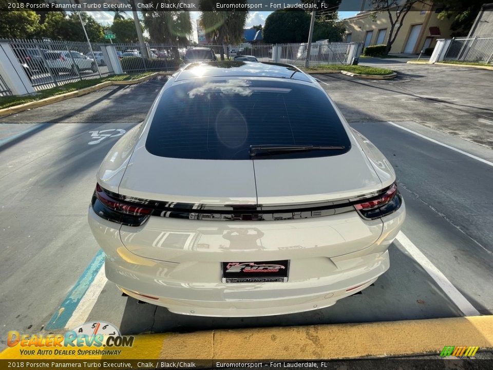 2018 Porsche Panamera Turbo Executive Chalk / Black/Chalk Photo #23