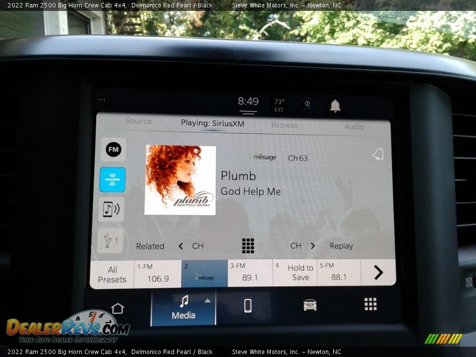 2022 Ram 2500 Big Horn Crew Cab 4x4 Delmonico Red Pearl / Black Photo #24