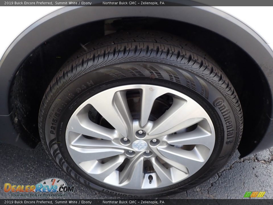 2019 Buick Encore Preferred Summit White / Ebony Photo #14