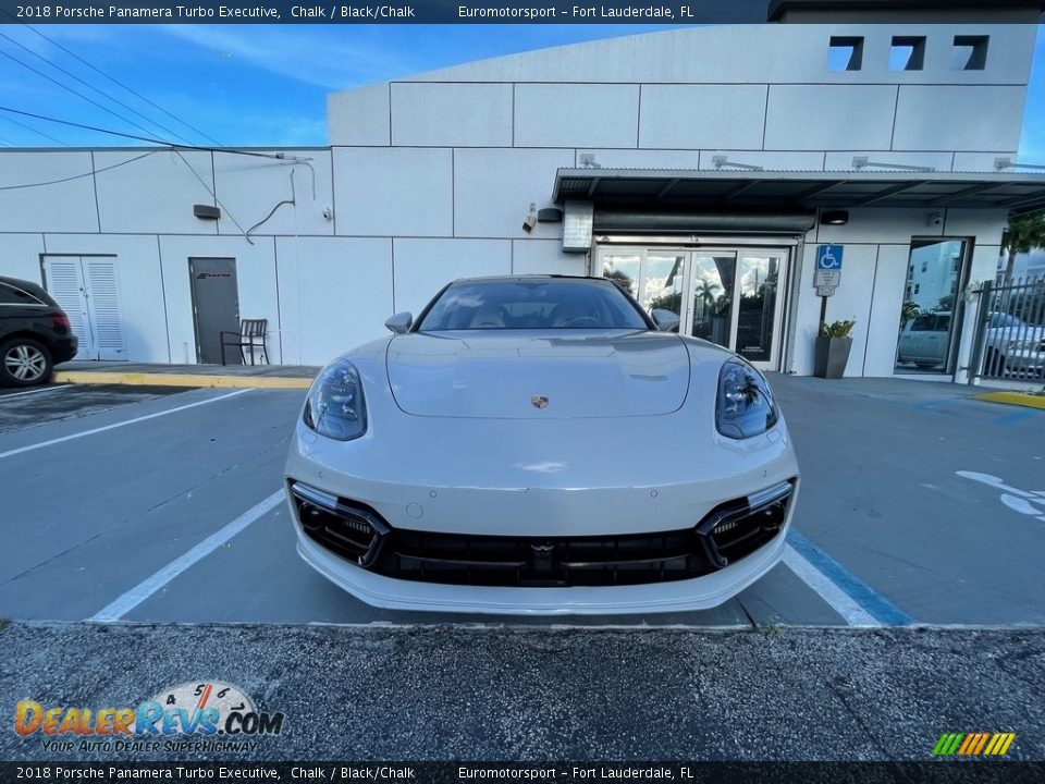 2018 Porsche Panamera Turbo Executive Chalk / Black/Chalk Photo #31