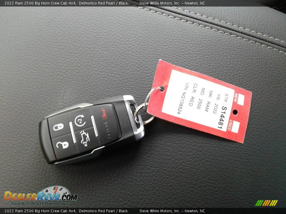 2022 Ram 2500 Big Horn Crew Cab 4x4 Delmonico Red Pearl / Black Photo #33