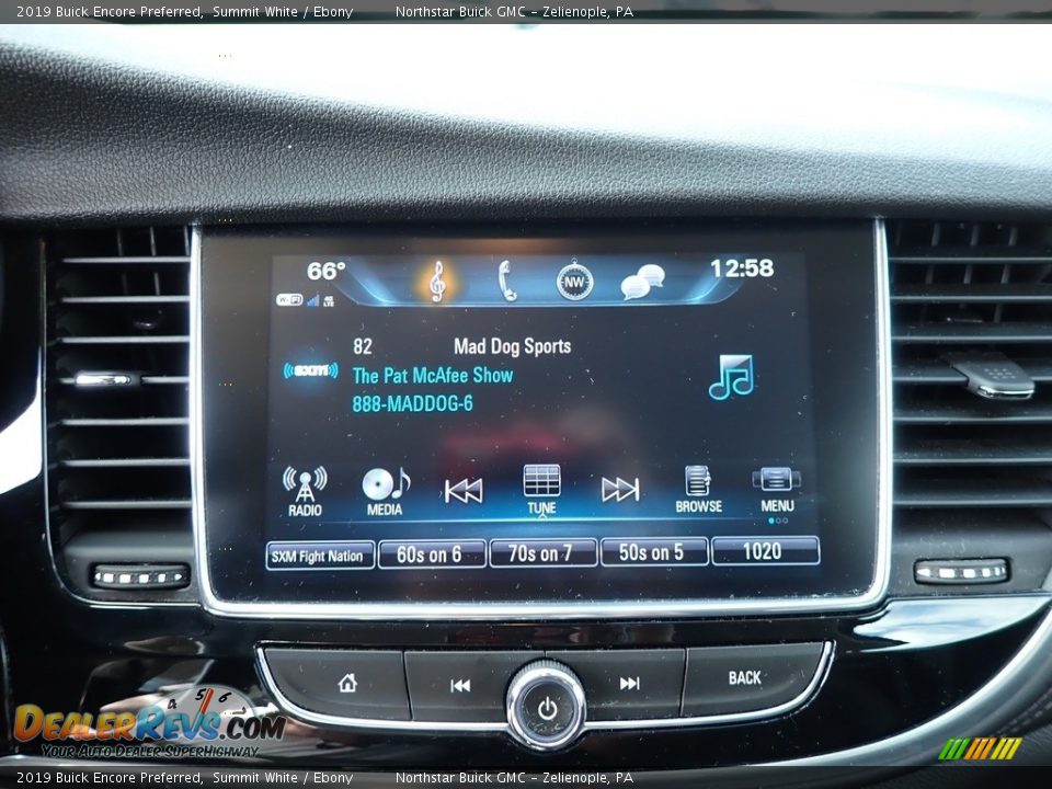 2019 Buick Encore Preferred Summit White / Ebony Photo #23